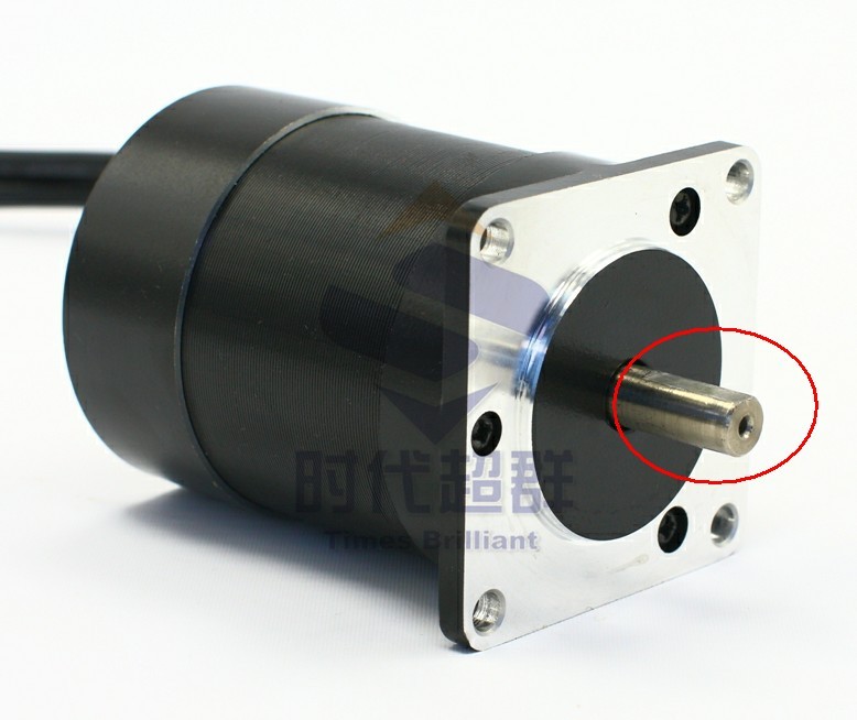 采用銑扁軸的無(wú)刷電機(jī)